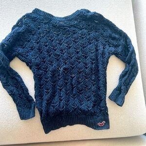 Hollister navy sweater